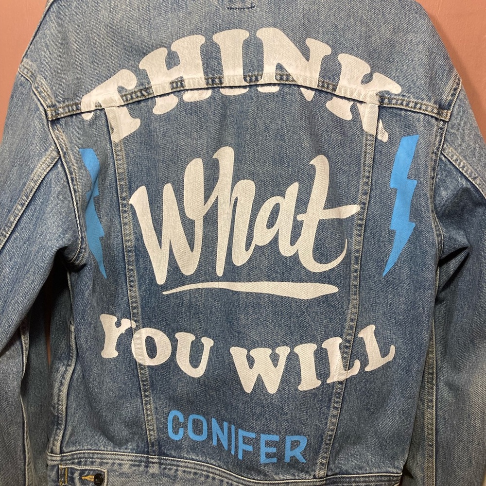 Lee x conifer oversized rider denim jacket